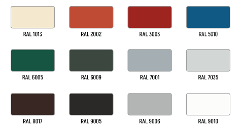 CATALOGO CON ESEMPI DI COLORI